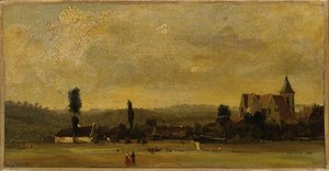 Landscape With A Church — Theodore Robinson