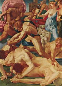 Moses Defending The Daughters Of Jethro — Rosso Fiorentino, Italian Mannerism