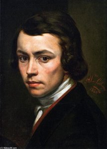 Self Portrait (aged 17) — Alexandre Cabanel, Academic Realism