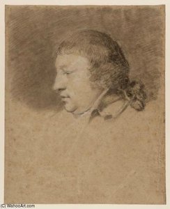 Head Of A Man In Profile To Left — Sir Nathaniel Dance Holland