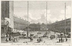 To the area of San Marco, in the prospect of the way to the Temple of the elder was S. Jeminiani