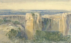 The Quarries Of Syracuse, Sicily, Italy — Edward Lear
