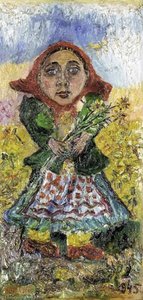 Peasant Girl — David Davidovich Burliuk