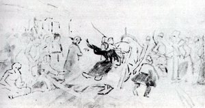 'study To ''boyarynya Morozova''' — Vasily Ivanovich Surikov