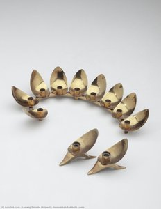 Hannukkah/sabbath Lamp — Ludwig Yehuda Wolpert