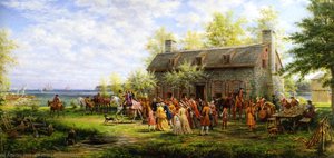 Colonial Wedding — Edward Lamson Henry
