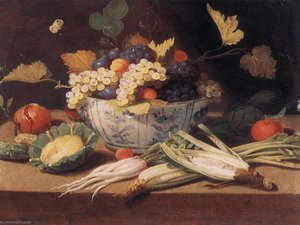 Still Life With Vegetables — Jan Van Kessel The Elder