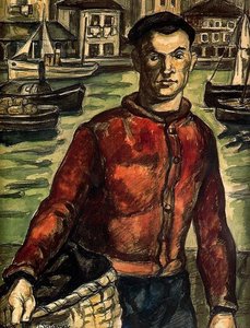 Marinero Con Cesto — José Gutiérrez Solana