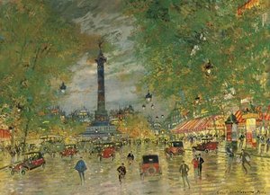 Place De La Bastille, Paris — Konstantin Alexeievitch Korovin