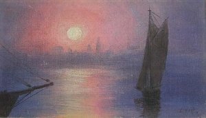 San Francisco Skyline, (painting)
