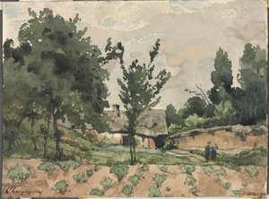 Landscape With Farmhouse — Henri-joseph Harpignies