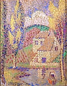Paysage Neo-impressionniste — Jean Dominique Antony Metzinger