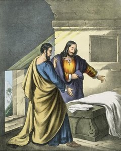 Peter And John At The Sepulchre — Siegfried Detler Bendixen