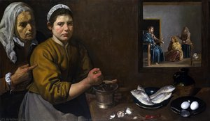 Christ In The House Of Martha And Mary — Diego Velázquez