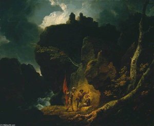 Rocky Landscape With Banditti