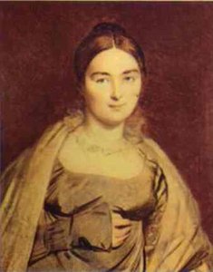 Portrait Of Madame Ingres — Jean-auguste-dominique Ingres, Neoclassicism