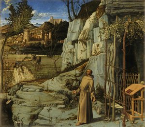 St. Francis In The Desert — Giovanni Bellini, Renaissance Venetian
