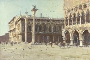 The Sansovino Library, Venice — Edward Seago