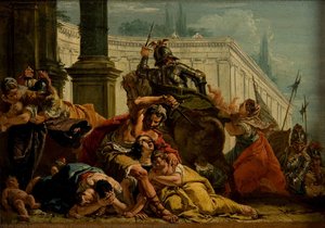 The Massacre Of The Innocents — Francesco Fontebasso, Baroque