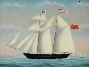 The Topsail Schooner 'Thetis' off Flushing