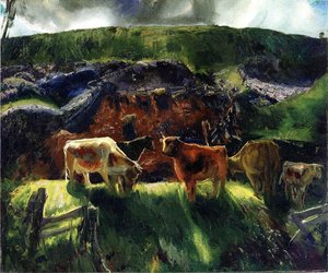 Cattle And Pig Pen — George Wesley Bellows