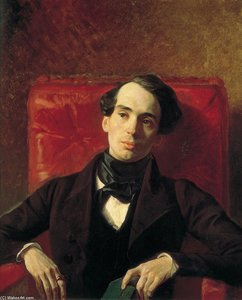 Portrait Of The Poet And Translator A. N. Strugovshchikov — Karl Pavlovich Bryullov