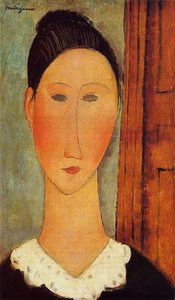 Head Of A Girl — Amedeo Clemente Modigliani, Modigliani Style