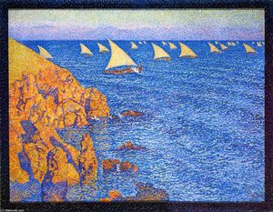 The Regata — Theo Van Rysselberghe, Pointillism