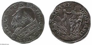 'two Carlini' Of Clemens Vii — Benvenuto Cellini
