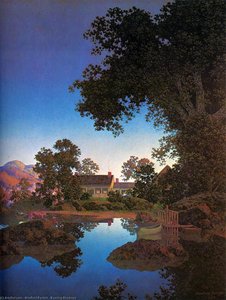 Evening Shadows — Maxfield Parrish