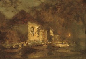 Avondgezicht Bij Enkhuizen — Willem Bastiaan Tholen