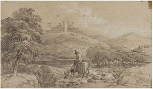 Donkey And Castle — Daniel Maclise