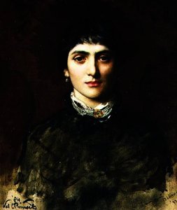 Portrait of a Woman with Dark Hair