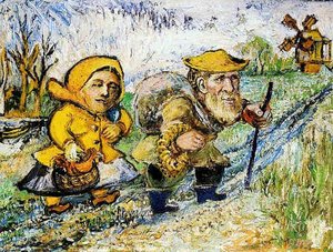 Bound To The Mill — David Davidovich Burliuk