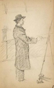 Artist At Easel 1 — John Ottis Adams