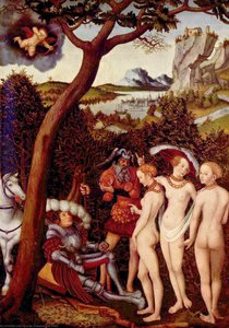 The Judgement Of Paris — Lucas Cranach The Elder, German Renaissance