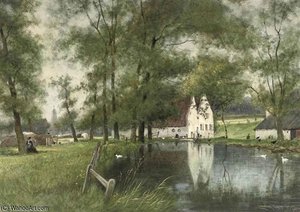 A Sunny Afternoon In Sonsbeek Near Arnhem
