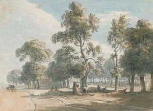 View Of The Powder Magazine In Hyde Park — Paul Sandby