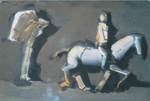 Horses And Riders — Mario Sironi