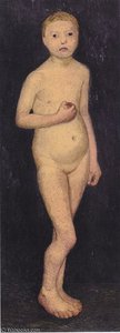 Standing Nude Girl — Paula Modersohn-becker