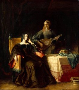 Katherine of Aragon with Her Maid
