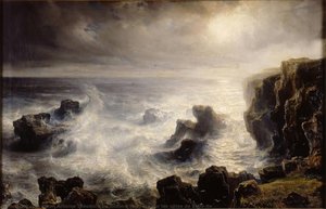 Tempête sur les côtes de Belle-Ile