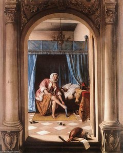 The Morning Toilet — Jan Havickszoon Steen