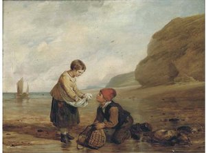 The Young Shrimp-catchers — William Collins