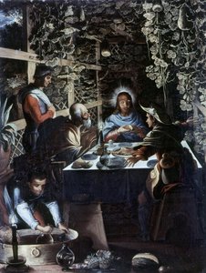The Emmaus Miracle — Adam Elsheimer