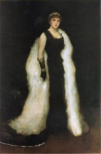 Arrangement In Black, No.5. Lady Meux — James Abbott Mcneill Whistler, Tonalist Aestheticism