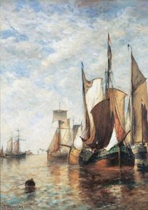 On The Zuyder Zee — Paul Jean Clays