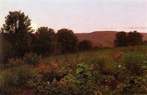 Sunset On The Meadow — William Trost Richards