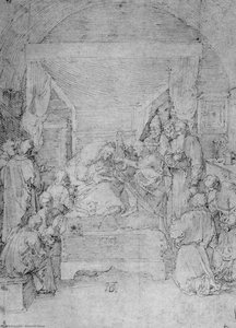 Death Of The Virgin — Albrecht Dürer, Northern Renaissance Style