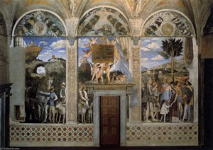 Ducalpalace - Arrival Of Cardinal Francesco Gonzaga — Andrea Mantegna